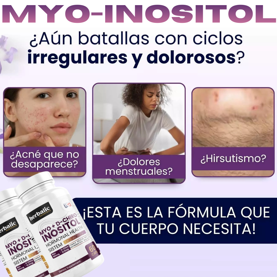 Myo 500Mg & D-Chiro Inositol 12.5 Mg x 60 Cápsulas